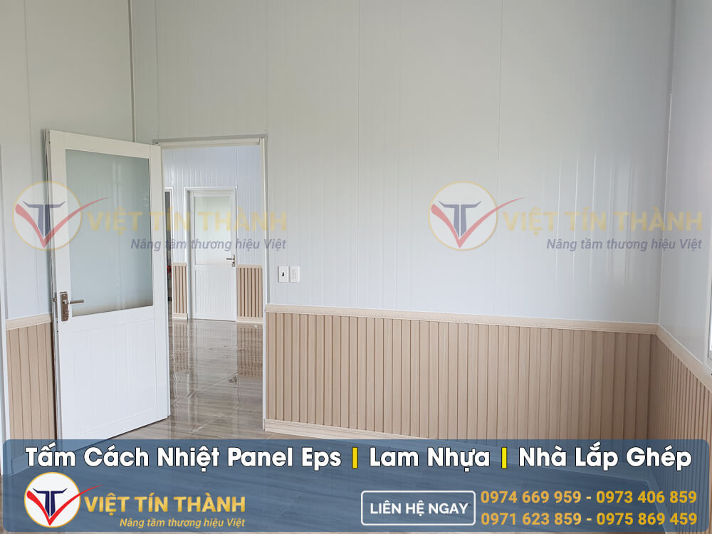 tấm panel tôn xốp thi công nhà ở